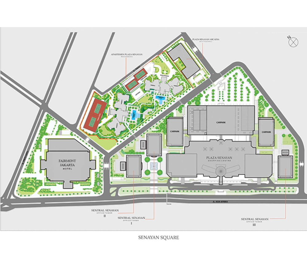 Plaza Senayan 2BR Tower A Lantai 8 - foto 2